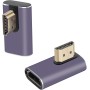 RIIEYOCA 8K&60Hz HDMI Macho a Macho Adaptador HDMI 2.1UHD Conector 3D Extender Soporte 8K@60Hz / 4K@120Hz, 2 Pack