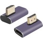 RIIEYOCA 8K&60Hz HDMI Macho a Macho Adaptador HDMI 2.1UHD Conector 3D Extender Soporte 8K@60Hz / 4K@120Hz, 2 Pack
