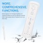 2 en 1 Motion Plus Mando y Nunchunk para Nintendo Wii/Wii u + Funda de Silicona - Blanco