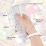 2 en 1 Motion Plus Mando y Nunchunk para Nintendo Wii/Wii u + Funda de Silicona - Blanco
