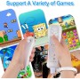2 en 1 Motion Plus Mando y Nunchunk para Nintendo Wii/Wii u + Funda de Silicona - Blanco
