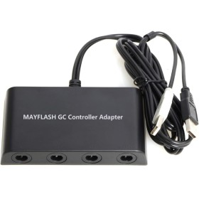 Mayflash GC Controller Adapter for Wii U, PC USB and Switch, 4 Port