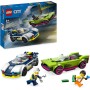 LEGO City Coche de Policía y Potente Deportivo, Vehículo de Emergencia de Juguete, Regalo para Niños y Niñas de 6 Años o Más,