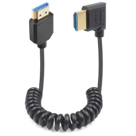 Duttek Cable HDMI a HDMI 2.1 en espiral de 1.2 m, HDMI 2.1 ultra alta velocidad 48 Gbps, soporta 8K a 60Hz, 4K a 120Hz,