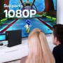 Mcbazel Adaptador Wii a HDMI con Cable HDMI de 1,5 m 1080P, Convertidor de Señal de Video y Audio Wii a 1080P Full HD con Jack