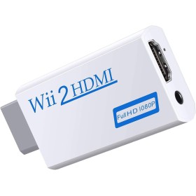 Adaptador, Convertidor De Wii A Hdmi 1080p HD con Salida De Audio, De 3,5 Mm, Compatible con Todos Los Modos De VisualizacióN