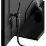 deleyCON 90° & 270° HDMI Adaptador de Ángulo - 1x 90° + 1x 270° - HDMI Tipo A Enchufe y Toma de Corriente - 4K Ultra HD UHD 3D
