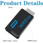 Adaptador, Convertidor De Wii A Hdmi 1080p HD con Salida De Audio, De 3,5 Mm, Compatible con Todos Los Modos De VisualizacióN