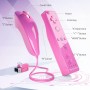 TechKen 2 Piezas Controller para Wii con Nunchuck,Mando Wii Motion Plus Integrado con Nunchuk Controller Funda de Silicona