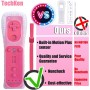 TechKen 2 Piezas Controller para Wii con Nunchuck,Mando Wii Motion Plus Integrado con Nunchuk Controller Funda de Silicona