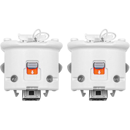 ANCLLO 2PCS Motion Plus Adaptador Acelerador Manija Sensator Adaptador Externo para Wii Control Remoto