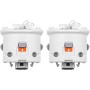 ANCLLO 2PCS Motion Plus Adaptador Acelerador Manija Sensator Adaptador Externo para Wii Control Remoto