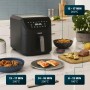 Princess SlimFry Oil-Free Deep Fryer - Compact Design - BPA Free - 8 L - 8 Programs - Adjustable Temperature and Timer - 2000 W
