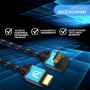 Ultra HDTV Cable HDMI 4K - Cable HDMI 2.0b de alta velocidad de 0,5 metros - certificado premium - 18 Gbit/s - 4K@60Hz -
