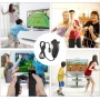 Mribo Wii Nunchucks Juego de 2, Repuesto Nintendo Wii Nunchucks, Wii Joystick para Nintendo Wii y Wii U