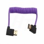 HangTon Cable HDMI 2.1 HDMI 4K 120fps 8K 60fps para ATOMOS Ninja V Sony A7siii Canon C300 C500 Ronin RS2 Monitor Cámara en