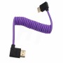 HangTon Cable HDMI 2.1 HDMI 4K 120fps 8K 60fps para ATOMOS Ninja V Sony A7siii Canon C300 C500 Ronin RS2 Monitor Cámara en