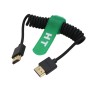 HangTon Cable HDMI 2.1 HDMI 4K 120fps 8K 60fps para ATOMOS Ninja V Sony A7siii Canon C300 C500 Ronin RS2 Monitor Cámara en