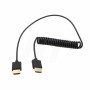 HangTon Cable HDMI 2.1 HDMI 4K 120fps 8K 60fps para ATOMOS Ninja V Sony A7siii Canon C300 C500 Ronin RS2 Monitor Cámara en