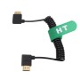 HangTon Cable HDMI 2.1 HDMI 4K 120fps 8K 60fps para ATOMOS Ninja V Sony A7siii Canon C300 C500 Ronin RS2 Monitor Cámara en