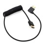 HangTon Cable HDMI 2.1 HDMI 4K 120fps 8K 60fps para ATOMOS Ninja V Sony A7siii Canon C300 C500 Ronin RS2 Monitor Cámara en