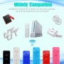TechKen Wii Remote Mando sin Motion Plus, Wii Controller Remote con Nunchuk Wii Replacement Controller para Wii