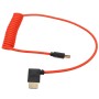 HangTon Cable HDMI 2.1 HDMI 4K 120fps 8K 60fps para ATOMOS Ninja V Sony A7siii Canon C300 C500 Ronin RS2 Monitor Cámara en