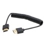 HangTon Cable HDMI 2.1 HDMI 4K 120fps 8K 60fps para ATOMOS Ninja V Sony A7siii Canon C300 C500 Ronin RS2 Monitor Cámara en