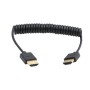 HangTon Cable HDMI 2.1 HDMI 4K 120fps 8K 60fps para ATOMOS Ninja V Sony A7siii Canon C300 C500 Ronin RS2 Monitor Cámara en