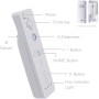 TechKen Wii Remote Mando sin Motion Plus, Wii Controller Remote con Nunchuk Wii Replacement Controller para Wii