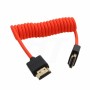 HangTon Cable HDMI 2.1 HDMI 4K 120fps 8K 60fps para ATOMOS Ninja V Sony A7siii Canon C300 C500 Ronin RS2 Monitor Cámara en