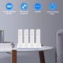 SOONHUA Estación de Carga Wii 4 en 1 - Base de Carga del Controlador Con 4 Baterías Recargables E Indicadores Led para Control