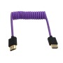 HangTon Cable HDMI 2.1 HDMI 4K 120fps 8K 60fps para ATOMOS Ninja V Sony A7siii Canon C300 C500 Ronin RS2 Monitor Cámara en