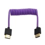 HangTon Cable HDMI 2.1 HDMI 4K 120fps 8K 60fps para ATOMOS Ninja V Sony A7siii Canon C300 C500 Ronin RS2 Monitor Cámara en