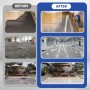 Genérico Louis Forest Epoxy Floor Paint, High-Gloss Marble Effect Epoxy Floor Coating (0.5KG-Blue)