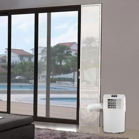 Adjustable Insulator for Sliding Doors Hoomee for Portable Air Conditioners and Dryers (35x232CM)