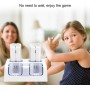 TechKen Wii Controller Charger, Estación de Carga para 2 Mandos de Wii y 2 Akkus Wii Wiimote Charging Station con 4 Baterías de