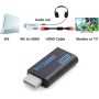 Wii a Hdmi Adaptador Wii 2 HDMI Converter Wii to Hdmi Conector Juegos Mando Cable Audio De 3,5 mm Y Puerto para Nintendo Wii