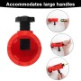 BOXOB Extensor de Pincel Multiángulo, Accesorio Extensión para Pinceles y Rodillos Adaptador de Herramientas Pintar Bordes con