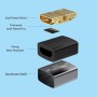 vgggrd 8K Adaptador HDMI 2.1 Hembra a Hembra, Empalme HDMI Chapado en Oro Soporte 8K/4K@60Hz UHD para Computadora