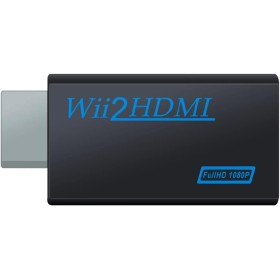 Adaptador Wii Consola a hdmi Adaptador de vídeo convertidor Pconvertidor para Nintendo,Juegos Wii,Wii Conector,Monitor de