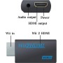 Adaptador Wii Consola a hdmi Adaptador de vídeo convertidor Pconvertidor para Nintendo,Juegos Wii,Wii Conector,Monitor de