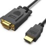 Cable HDMI a VGA, BENFEI Chapado en Oro Macho a Macho para Ordenador, portátil, PC, Monitor, proyector, HDTV, Chromebook,