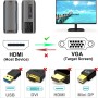 Cable HDMI a VGA, BENFEI Chapado en Oro Macho a Macho para Ordenador, portátil, PC, Monitor, proyector, HDTV, Chromebook,