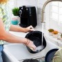Magic Bullet Air Fryer 2.5L Capacity, Temperature 80°-200°, Fryer without excess oil 1300W, Compact Hot Air Fryer, Black,