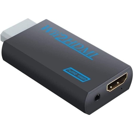 INF Adaptador de Wii a HDMI, Adaptador convertidor de Wii a HDMI 720/1080P HD con Salida de Audio de 3,5 mm, convertidor de Wii