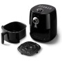 Magic Bullet Air Fryer 2.5L Capacity, Temperature 80°-200°, Fryer without excess oil 1300W, Compact Hot Air Fryer, Black,