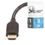 valonic cable HDMI corto, 20cm - 4k, ARC, UHD, Full HD, Ethernet - negro - compatible con TV, PS5, Nintendo Wii, Xbox, 0,2