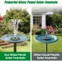 SZMP 2024 Nuevo Fuente Solar para Estanque,3.5W Bomba de Agua Solar,Solar Fuente con 8 boquillas y 4 fijadores,para Estanque de