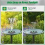 SZMP 2024 Nuevo Fuente Solar para Estanque,3.5W Bomba de Agua Solar,Solar Fuente con 8 boquillas y 4 fijadores,para Estanque de